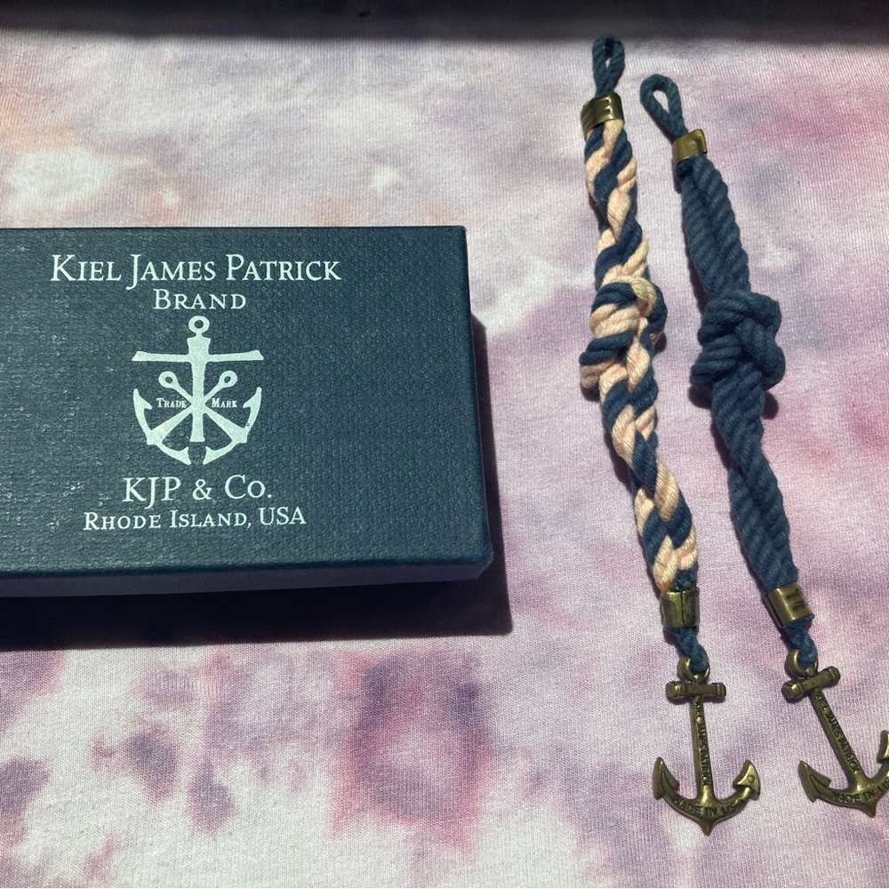 Kiel James Patrick Cape Knot Hitch bracelets set of 2